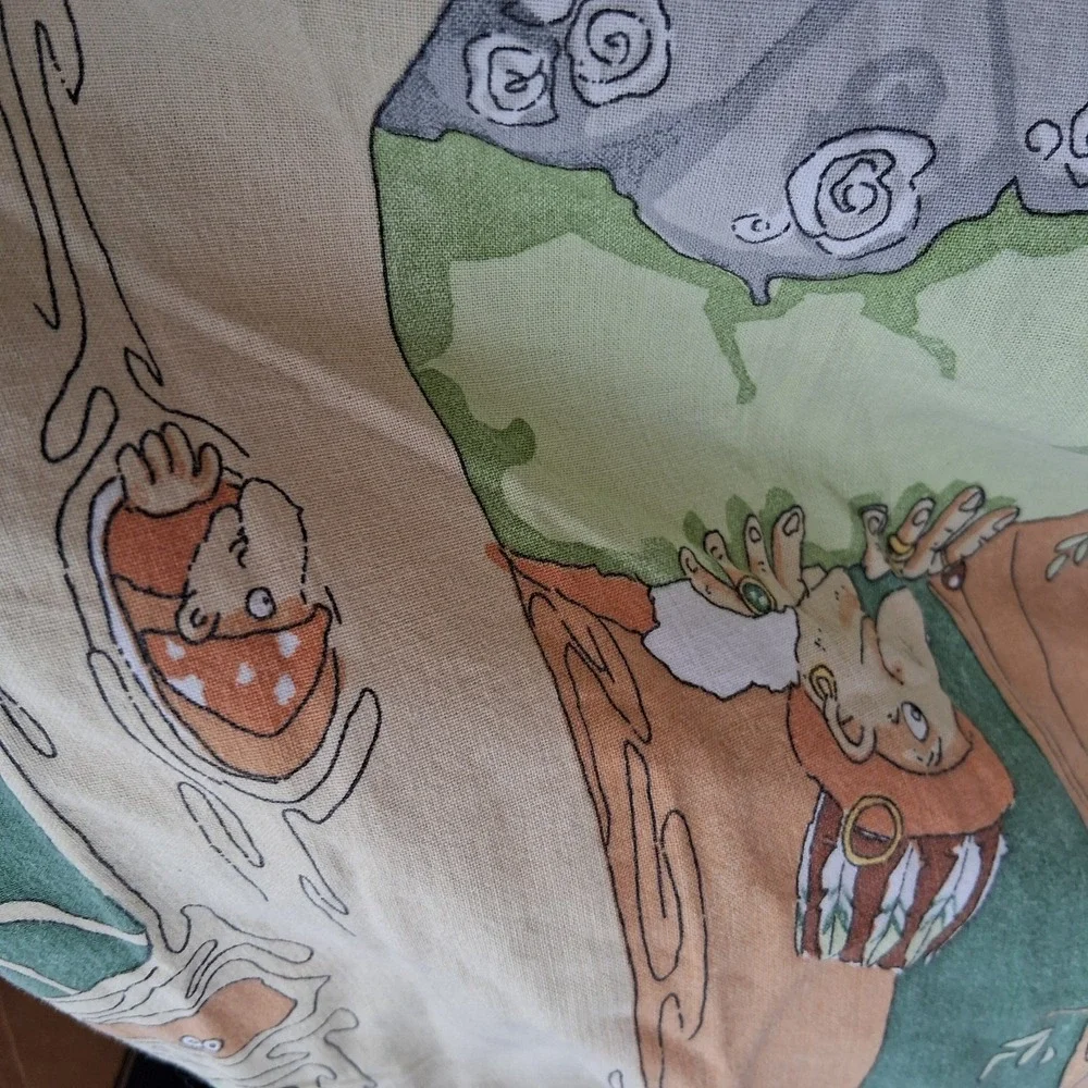 Vintage IKEA Sagan Troll Twin Duvet Cover RARE HTF GVC